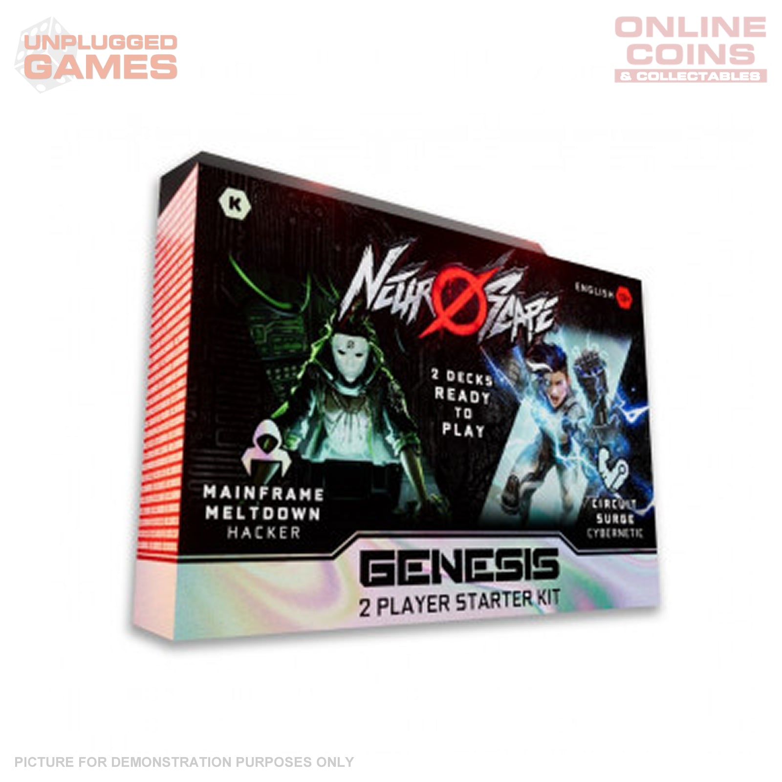 Neuroscape TCG: Genesis - 2-Player Starter Kit: Hacker/Cybernetic (PREORDER)